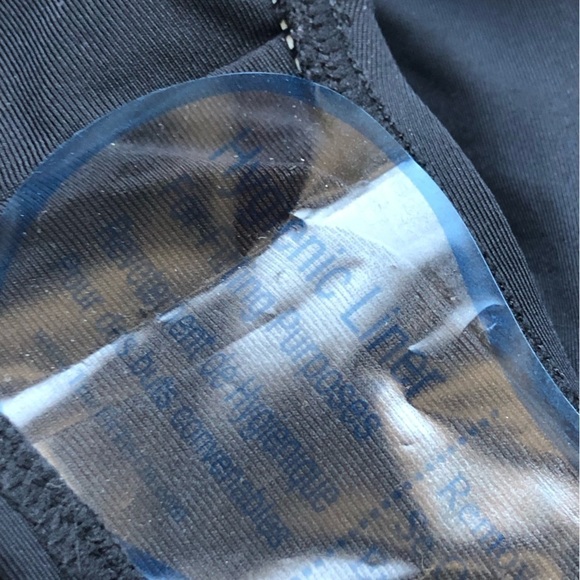 Michael Michael Kors High Neck Shirred Cross Front Black One Piece Swim Size 4 - Picture 8 of 14